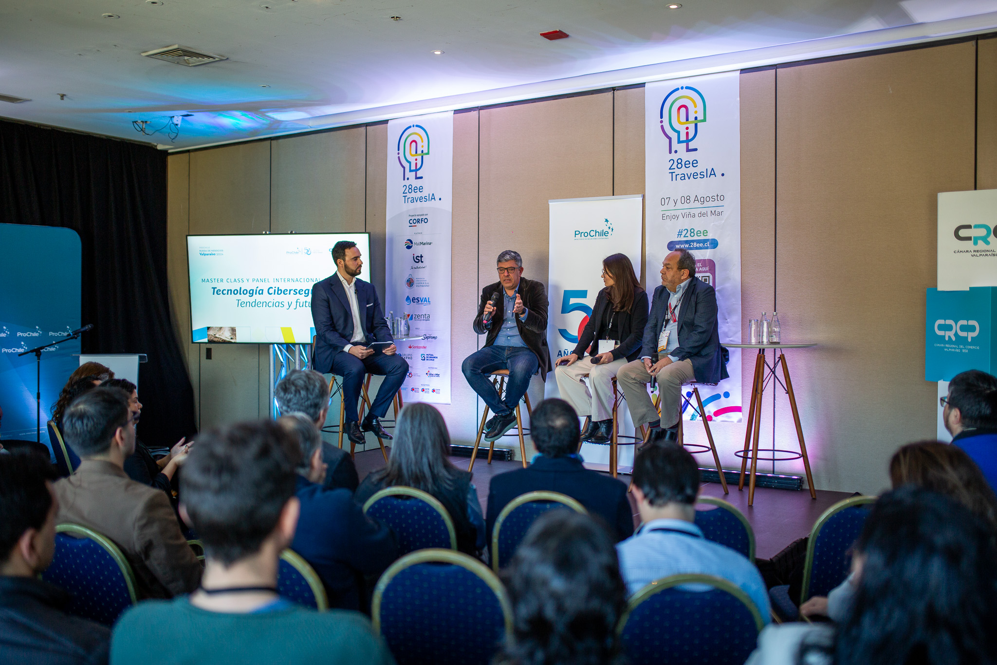 Master Class y Panel Internacional ProChile: Tecnología Ciberseguridad: tendencias y futuro